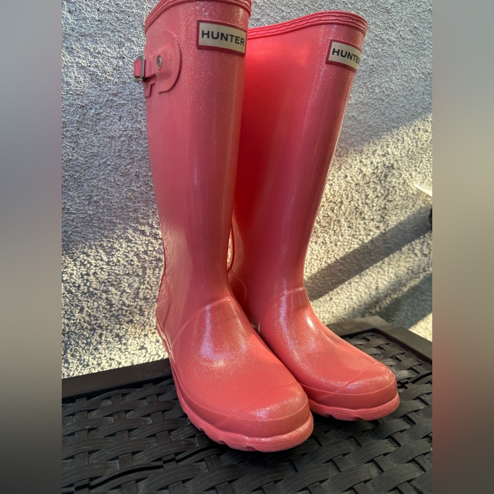 Women’s Hunter Pink tall Rain Boots size 8 - Picture 13 of 13